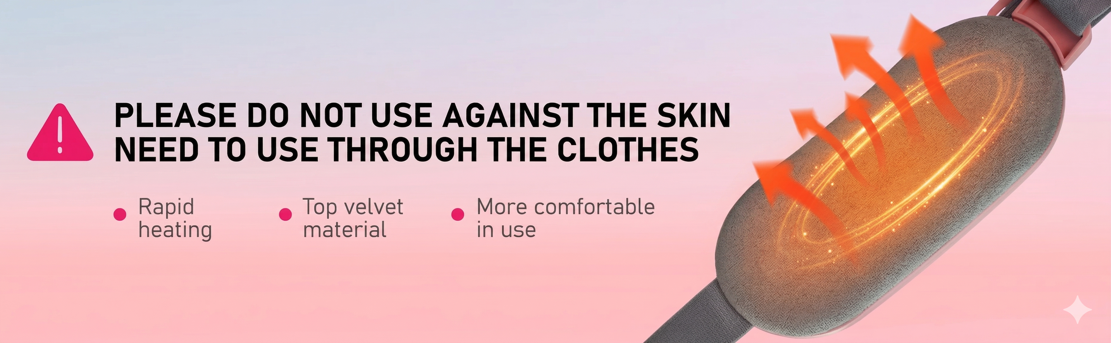 Menstrual Heating Device, Rechargeable Period Pain Relief Machine